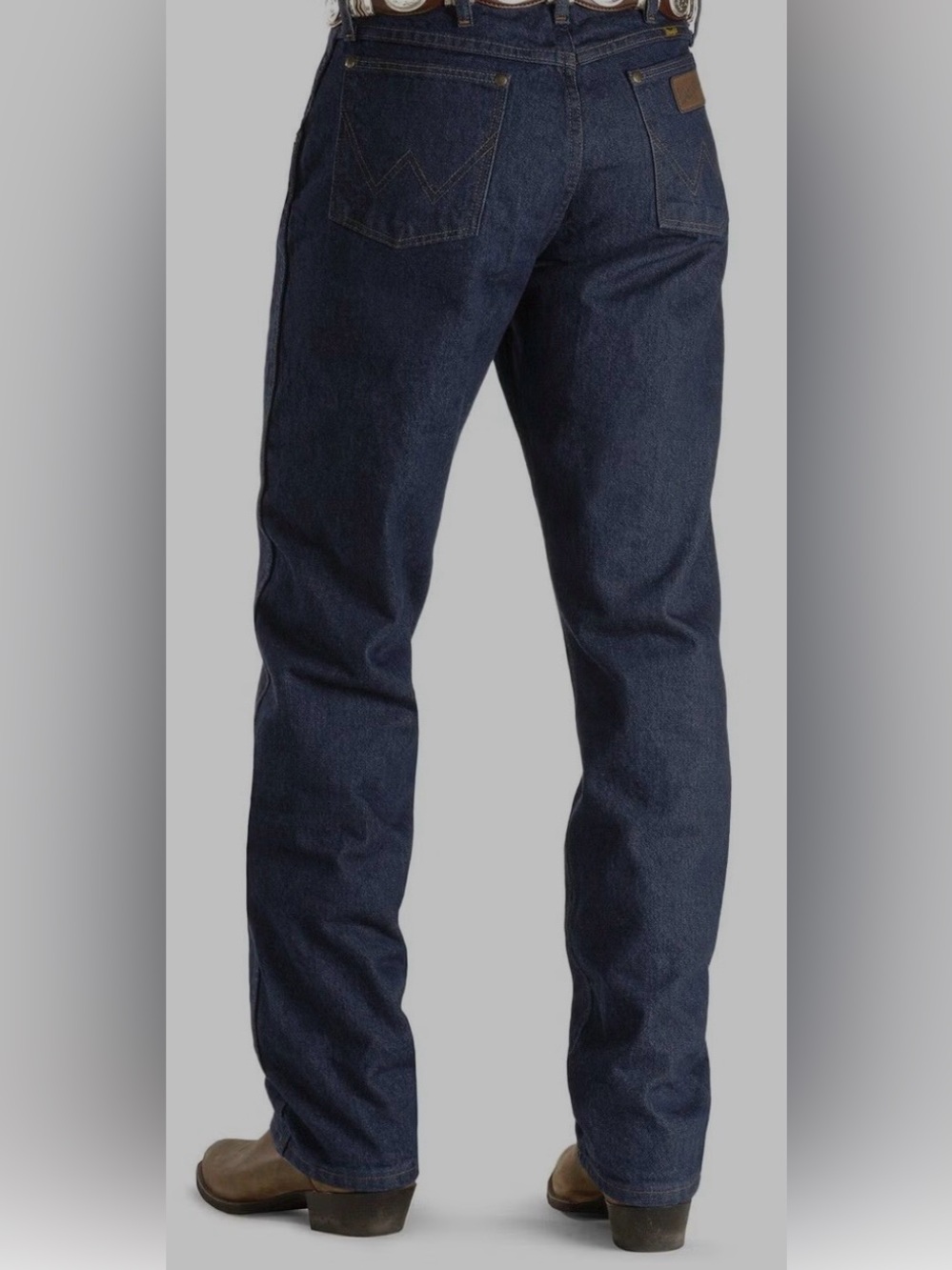 NWOT Wrangler 13MWZ Cowboy Cut Original Fit Jeans 32x32 Dark Indigo 100% Cotton